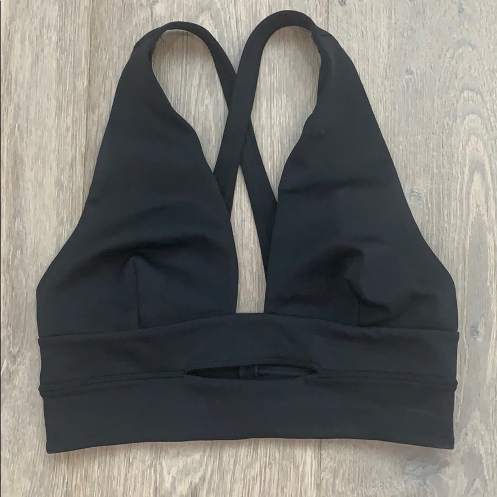 Free People Black Bra
